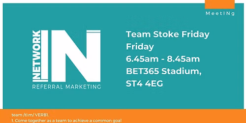 NetworkIN Team Stoke Friday Breakfast Fortnightly Meeting