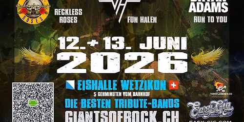 Fun Halen Live @ Giants of Rock Tribute Party, Eishalle Wetzikon