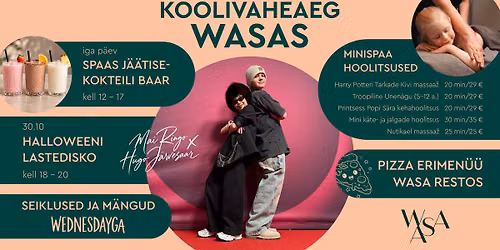 KOOLIVAHEAEG WASA RESORTIS | 26.10\u201301.11