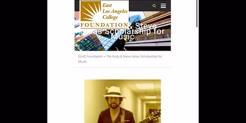 TIERRA\u2022 RUDY AND STEVE SALAS SCHOLARSHIP FOR MUSIC 
