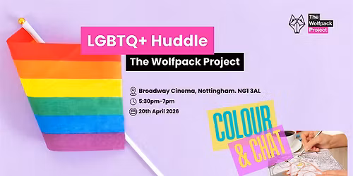 LGBTQ+ Huddle- Colour & Chat! (FREE)