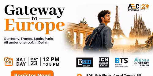Europe Admissions Day in Delhi | Germany, France, Spain, Paris