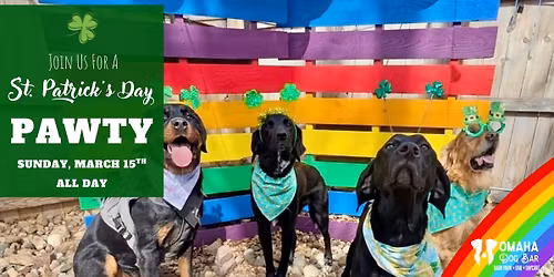 St. Patrick's Day Pawty at Omaha Dog Bar
