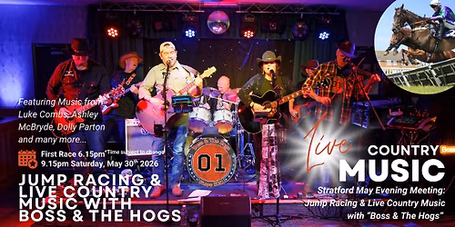 Evening Jump Racing & Live Country Music with Boss & The Hogs