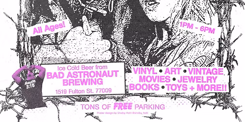 Punk Rock Garage Sale April: All Local Market of FUN!