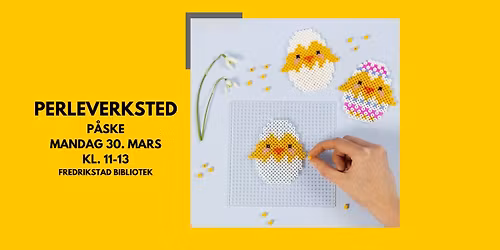 P\u00e5ske p\u00e5 biblioteket : perleverksted
