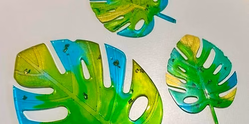 Monstera Leaf Tray and Coaster Resin Workshop