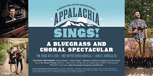 Appalachia Sings - A Bluegrass and Choral Spectacular!