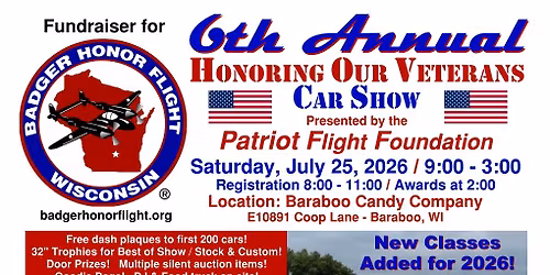 6th Annual "Honoring Our Veterans" Car Show