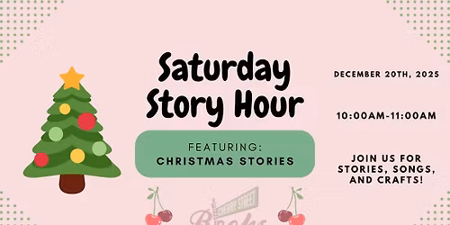 Saturday Story Hour: Christmas Themed
