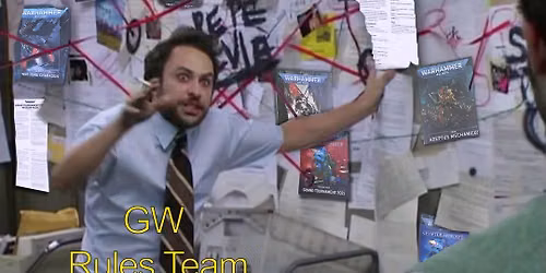 "The Gang Learns 40k 11th Edition"