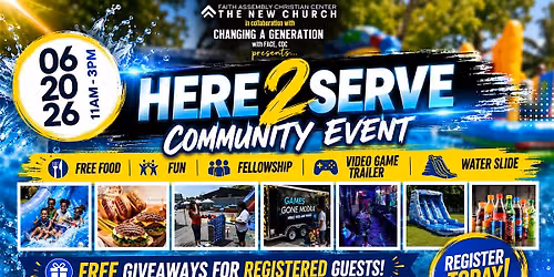 H2SERVE Family. Food. Fun. Fellowship