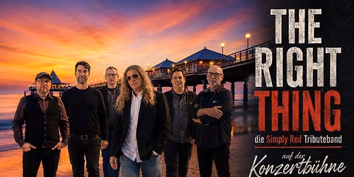 THE RIGHT THING, das Simply Red Tribute in Heringsdorf