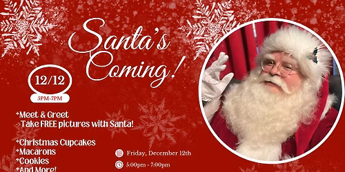 Santa's Coming to the Bakery!