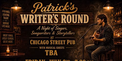 Patrick's Writer's Round at Chicago Street Pub