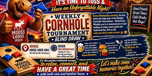 Cornhole Tournament - Blind Draw