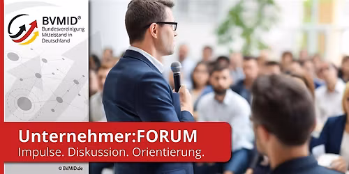 BVMID Unternehmer:FORUM M\u00fcnchen | KI & Digitaliserung ver\u00e4ndet Unternehmen