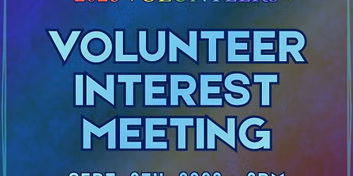 Capital Pride Volunteer Interest Meeting