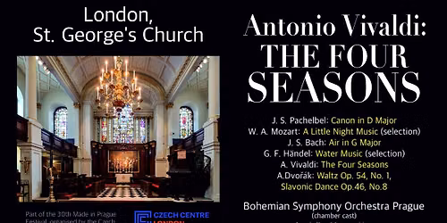 Vivaldi: The Four Seasons \u2013 Bohemian Symphony Orchestra Prague | London 5pm
