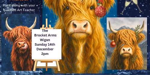 \ud83c\udf84 Christmas Paint Party \u2013 Hamish McTinsel! \ud83d\udc2e