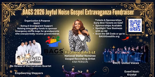 BAGS 2026 Joyful Noise Gospel Extravaganza