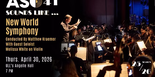 Buffalo Philharmonic Orchestra - Mozart and Melissa White at Kleinhans Music Hall
