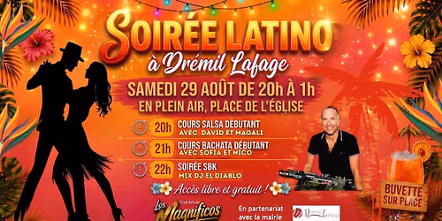 Soirée Salsa Bachata kizomba kompa y mas en plein air a Drémil-Lafage