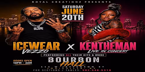 KENTHEMAN & ICEWEAR VEZZO LIVE IN CONCERT