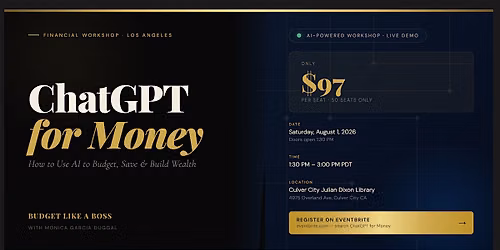 ChatGPT for Money: Use AI to Budget, Save & Build Wealth