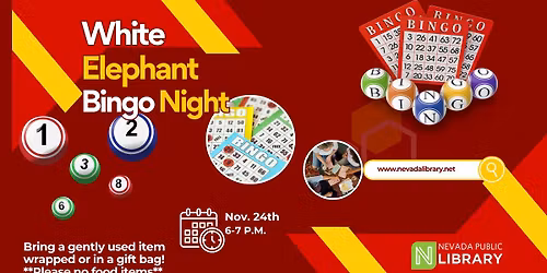 Adult Event: White Elephant BINGO