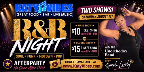 R&B Night with Unorthodox Band at Katy Vibes!