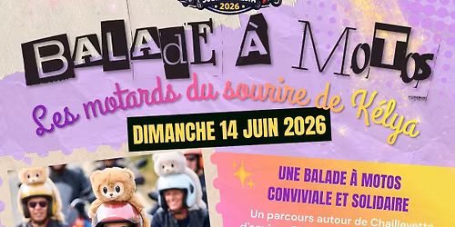 Balade Motos Les Motard du Sourire de K\u00e9lya 