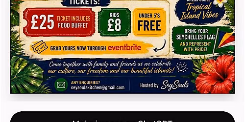 Seysouls presents Seychelles independence garden party