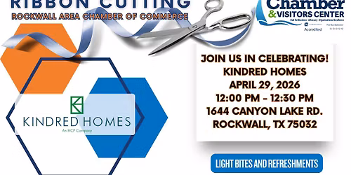 Ribbon Cutting - Kindred Homes
