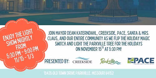 Oh So Bright! Parkville\u2019s Inaugural Tree Lighting Celebration 