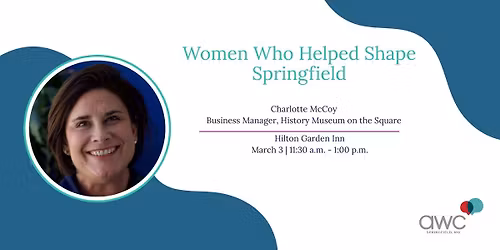 Monthly Speaker Series - Charlotte McCoy