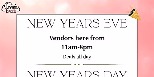 New Years Eve & New Years Day