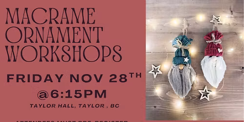 Holiday Macrame Workshop