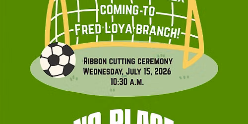 Fred & Maria Loya YMCA Soccer Field Ribbon Cutting