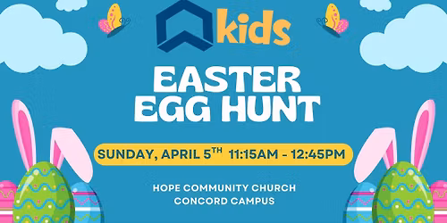 Easter Egg Hunt : Hope Community Church Concord Campus
