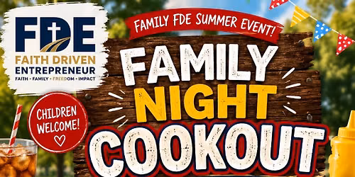 FDE Family Night Cook Out