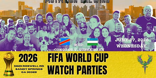 \u26bdCONGO DR V. UZBEKISTAN | FIFA World Cup 2026 Watch Party at Mutation Brewing