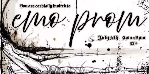 Save The Date-Emo Prom: In Love and Death: An Evening Betwee
