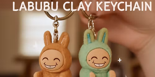 Labubu Clay Keychain
