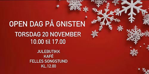 Open dag p\u00e5 Gnisten 