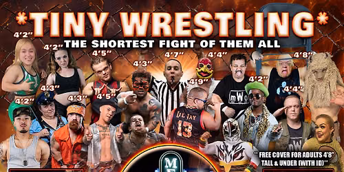 Middletown, CT - Mini Wrestling All * Stars @Mezzo Grille "The Shortest Fight of Them All!"