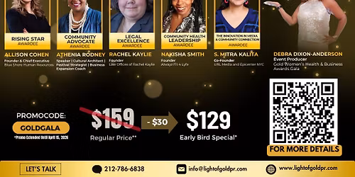 2026 Gold Women\u2019s Health & Business Awards Gala