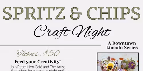Spritz & Chips - Craft Night