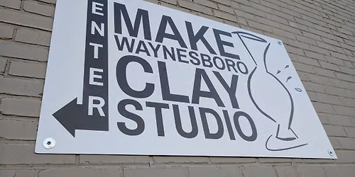 Pottery Sale and Studio Open House at Make Waynesboro Clay Studio, near downtown Waynesboro VA