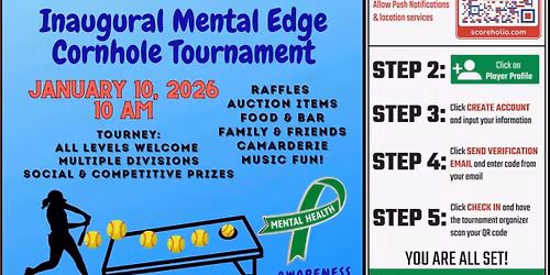 Inaugural Mental Edge Cornhole Tournament